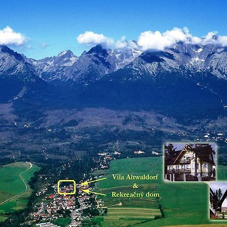 Rekreacny Dom Altwaldorf Vysoke Tatry Villa Stará Lesná Kültér fotó